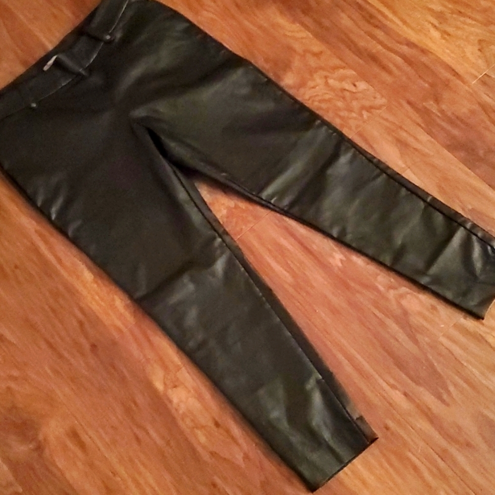 Pleather pants